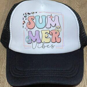 Summer Black Trucker Hat